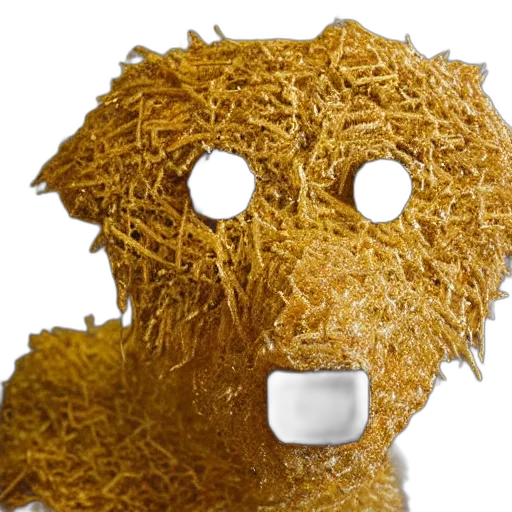 mask, animal, face, creature, 3d render, dog, made, grated transparent PNG cut-out
