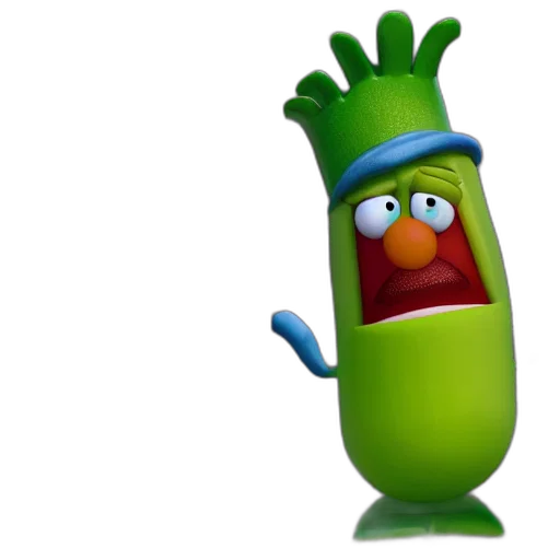 food, 3d render, concept art, outer space, veggietales transparent PNG cut-out