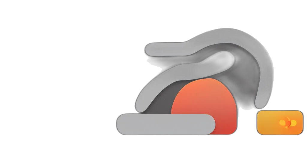 shoes, hat, 3d render, concept art transparent PNG cut-out