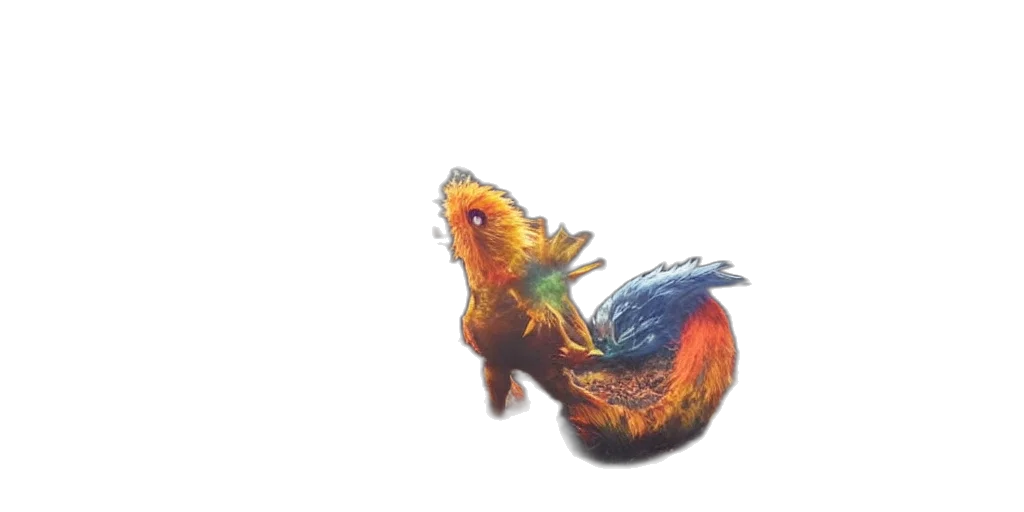 dragon, animal, creature, hair transparent PNG cut-out
