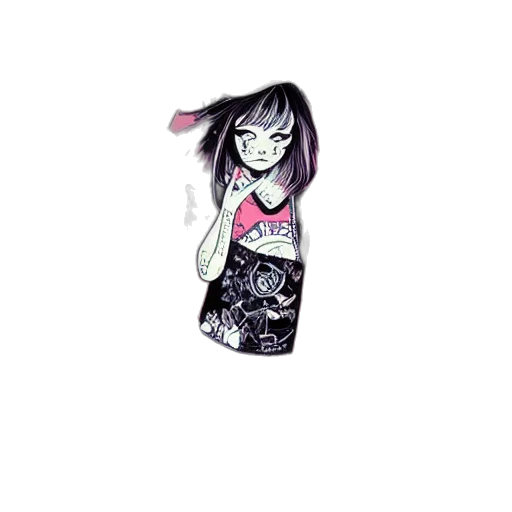dress, jacket, bottle, staff, cartoon, pixel art, anime, 3d render transparent PNG cut-out