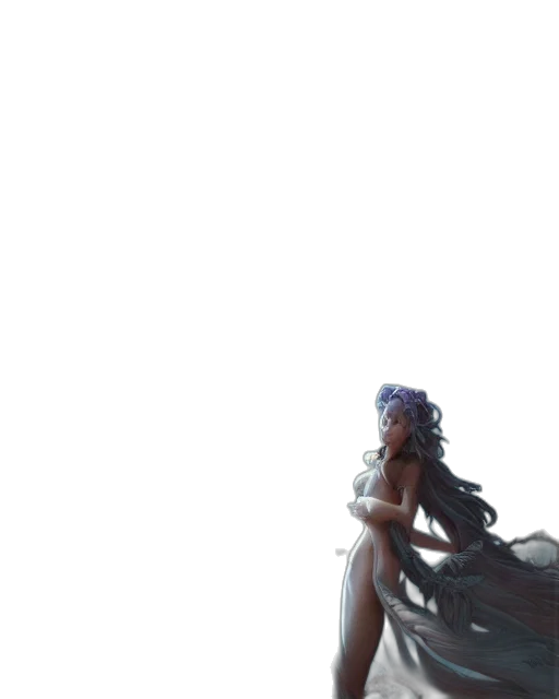 dress, sword, creature, weapon transparent PNG cut-out