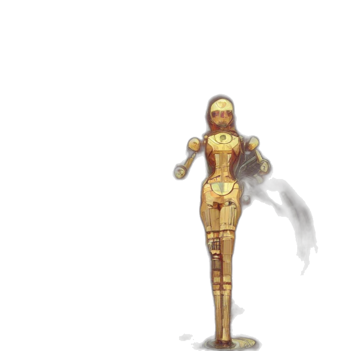 robot, staff, sword, weapon transparent PNG cut-out