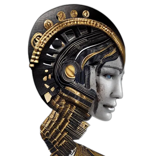 mask, jewelry, robot, crown transparent PNG cut-out