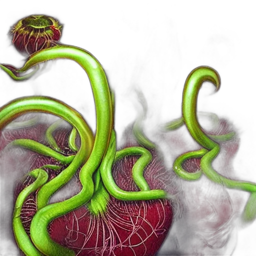 hair, food, creature, flower transparent PNG cut-out