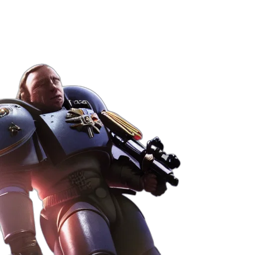 robot, concept art, 3d render, cyberpunk transparent PNG cut-out