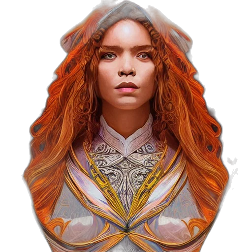 face, crown, jewelry, jacket transparent PNG cut-out