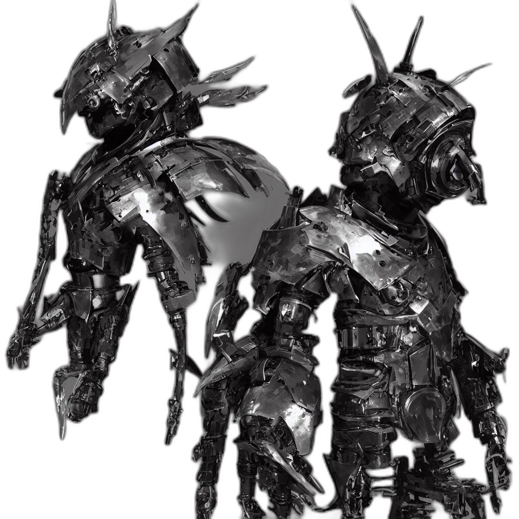 robot, creature, mask, dragon transparent PNG cut-out