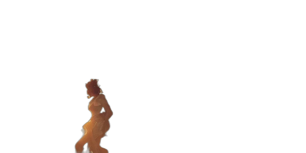 staff, dress, crown, hair transparent PNG cut-out