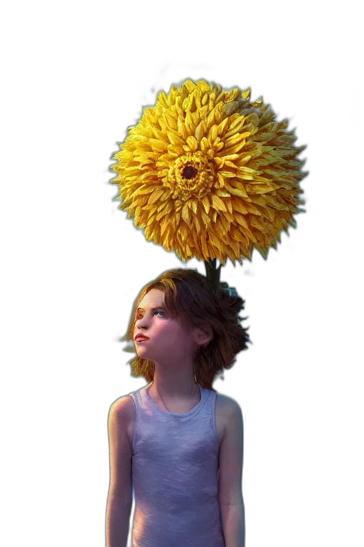 crown, hat, flower, umbrella, concept art, photorealistic, fantasy art, 3d render transparent PNG cut-out