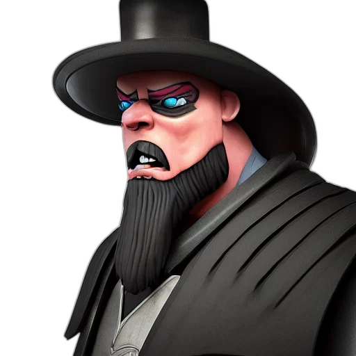 hat, staff, face, concept art transparent PNG cut-out