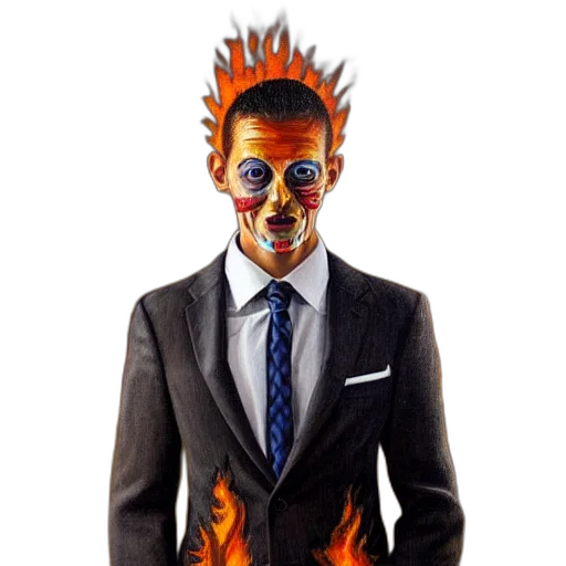 mask, concept art, cartoon, comic book art transparent PNG cut-out