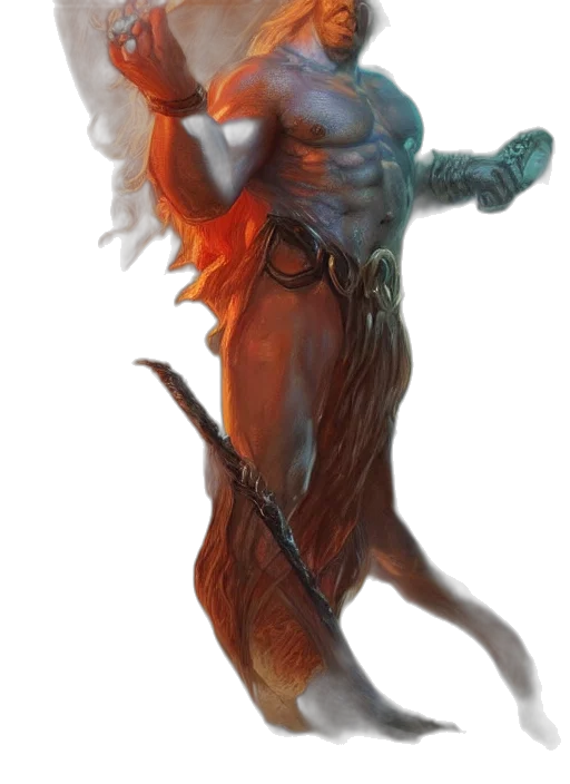 creature, dragon, staff, concept art transparent PNG cut-out