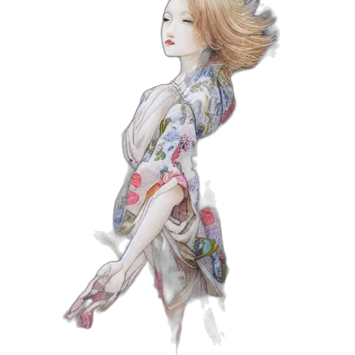 dress, mask, robot, crown, concept art, fantasy art, watercolor, photorealistic transparent PNG cut-out