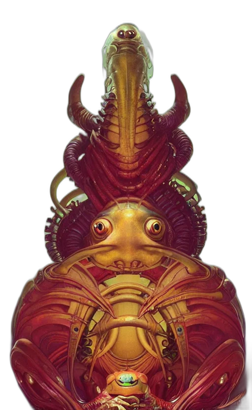 mask, crown, creature, dragon transparent PNG cut-out