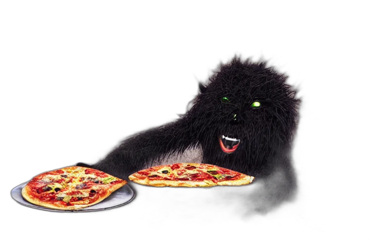 animal, food, creature, photorealistic, 3d render, concept art, fantasy art, ominous transparent PNG cut-out