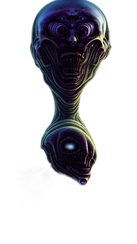 staff, robot, mask, creature transparent PNG cut-out