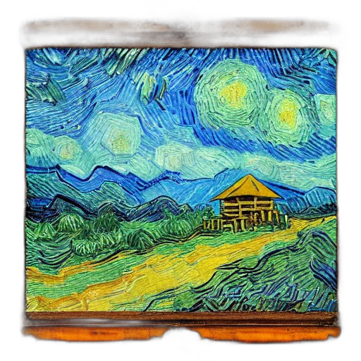 oil painting, photorealistic, watercolor, pixel art, night, outer space, sunset, beach transparent PNG cut-out