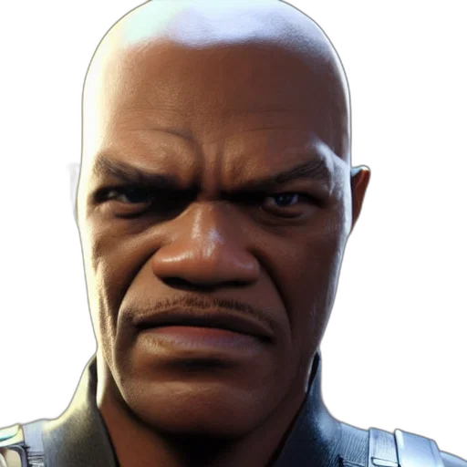 face, staff, 3d render, concept art transparent PNG cut-out