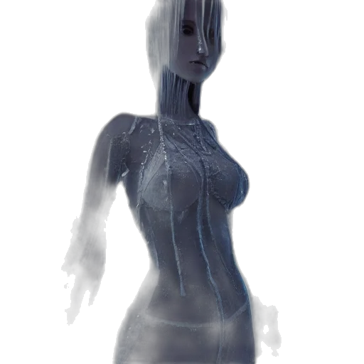 mask, dress, robot, creature, concept art, 3d render, cyberpunk, fantasy art transparent PNG cut-out