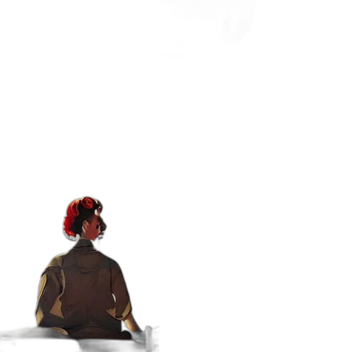 staff, jacket, crown, mask, concept art, 3d render, pixel art, photorealistic transparent PNG cut-out