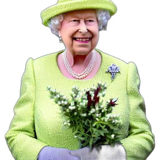 crown, hat, dress, jewelry, photorealistic, 3d render, queen, england transparent PNG cut-out