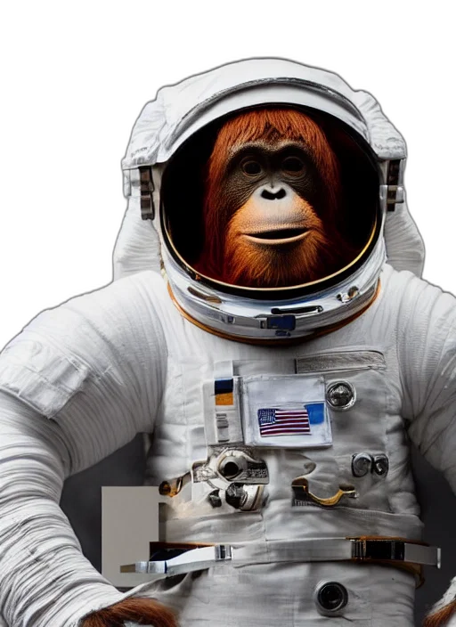 animal, mask, concept art, photorealistic, outer space, studio, photo, still transparent PNG cut-out