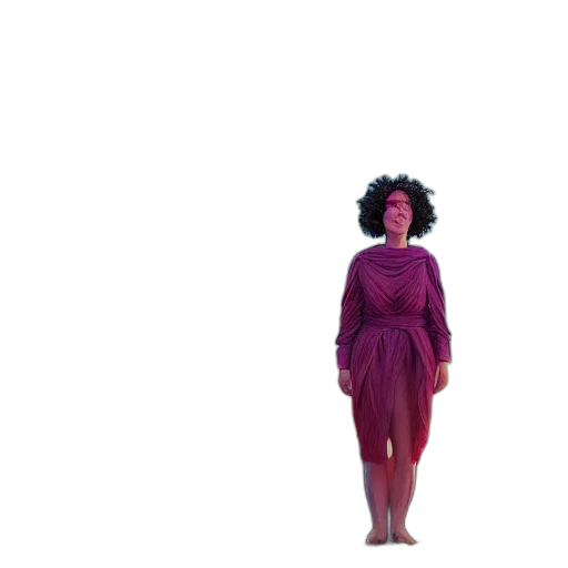 dress, creature, hair, crown transparent PNG cut-out