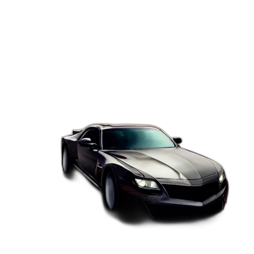 car, weapon, animal, 3d render, photorealistic, concept art, pixel art, black transparent PNG cut-out