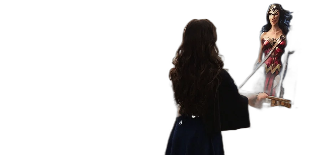 hair, dress, crown, jacket transparent PNG cut-out