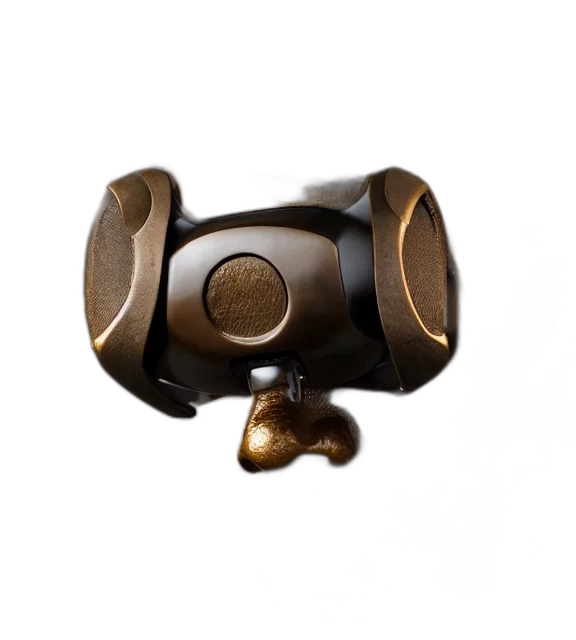 robot, mask, crown, jewelry, 3d render, concept art, photorealistic, photo transparent PNG cut-out