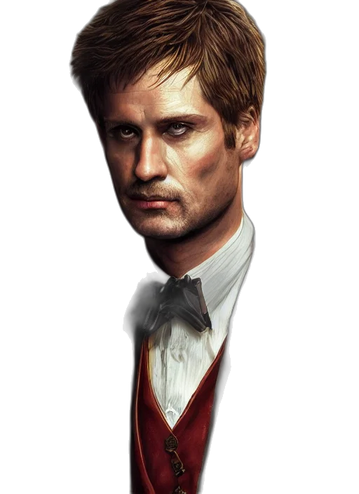 face, staff, hat, crown, photorealistic, concept art, comic book art, fantasy art transparent PNG cut-out