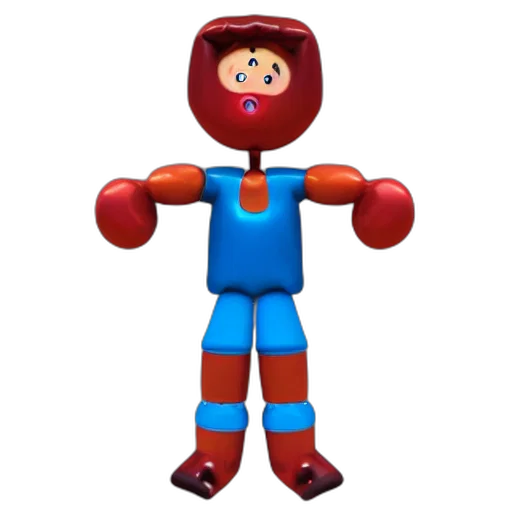robot, staff, 3d render, concept art, pixel art, cartoon, magnet, humanoid transparent PNG cut-out