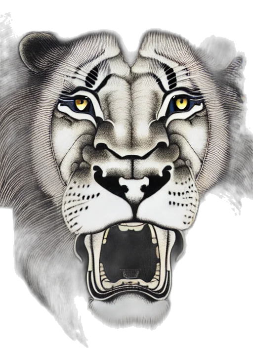 animal, mask, face, photorealistic transparent PNG cut-out