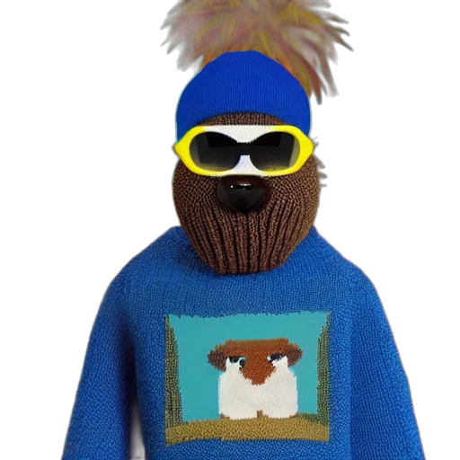 jacket, hat, animal, creature transparent PNG cut-out