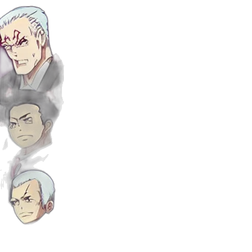 face, concept art, anime, pixel art transparent PNG cut-out