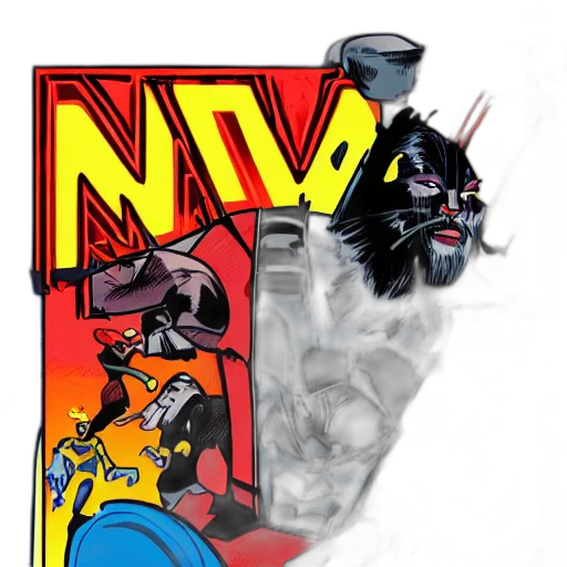 comic book art, concept art, cartoon, wildcats, comics, maul, art transparent PNG cut-out