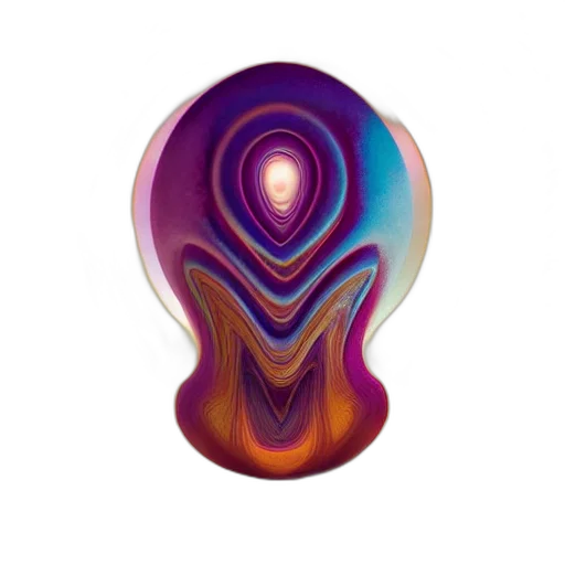 mask, face, hair, jewelry, vaporwave, 3d render, concept art, fantasy art transparent PNG cut-out
