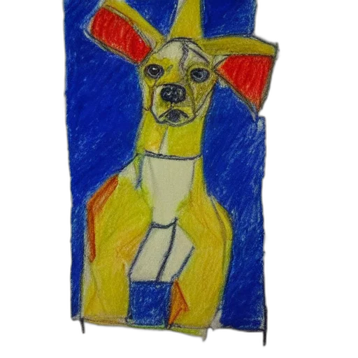 animal, staff, watercolor, photorealistic transparent PNG cut-out