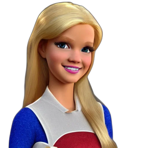 face, cartoon, 3d render, comic book art transparent PNG cut-out