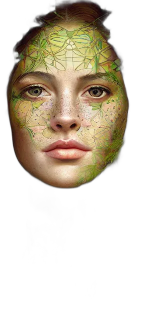 mask, face, jewelry, crown, photorealistic, 3d render, fantasy art, concept art transparent PNG cut-out