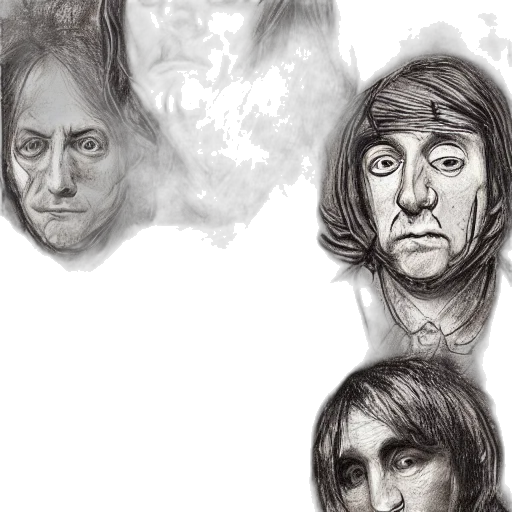 face, mask, concept art, photorealistic transparent PNG cut-out