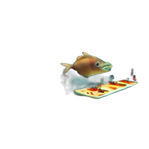 food, animal, creature, robot, 3d render, concept art, pixel art, photorealistic transparent PNG cut-out