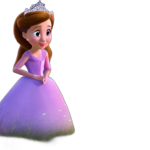 dress, crown, 3d render, concept art transparent PNG cut-out