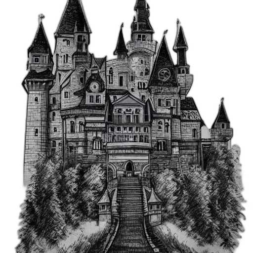 crown, building, staff, concept art transparent PNG cut-out