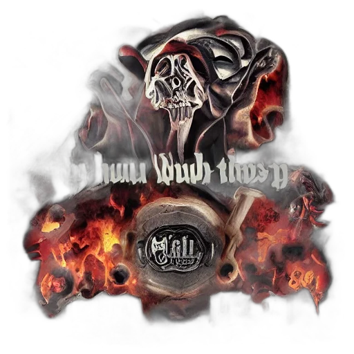 concept art, 3d render, fantasy art, hell transparent PNG cut-out