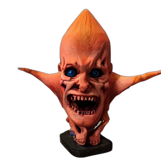 mask, creature, staff, face transparent PNG cut-out