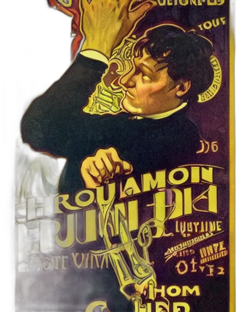 underwater, rain, fire, night, vintage, poster, harry, houdini transparent PNG cut-out