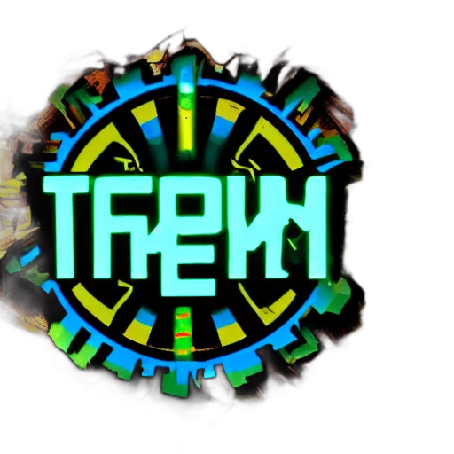 3d render, concept art, pixel art, fantasy art, sticker, rock, band, name transparent PNG cut-out