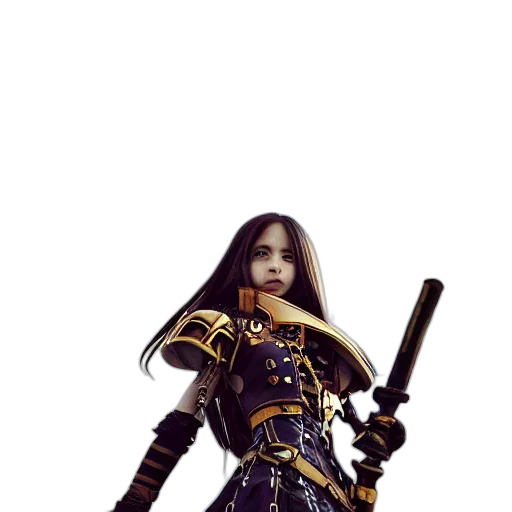 sword, staff, weapon, fantasy art, concept art, 3d render, comic book art, dark transparent PNG cut-out